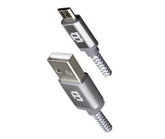 Cable Blackpcs (Ca-2M) V8 Gris 200 Cm Tejido 2.1A (Cagymt2M-3) 2